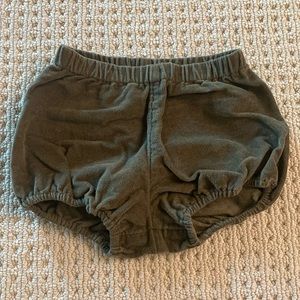 Little Cotton Clothes Velvet Green Bloomers (18 to 24 months)